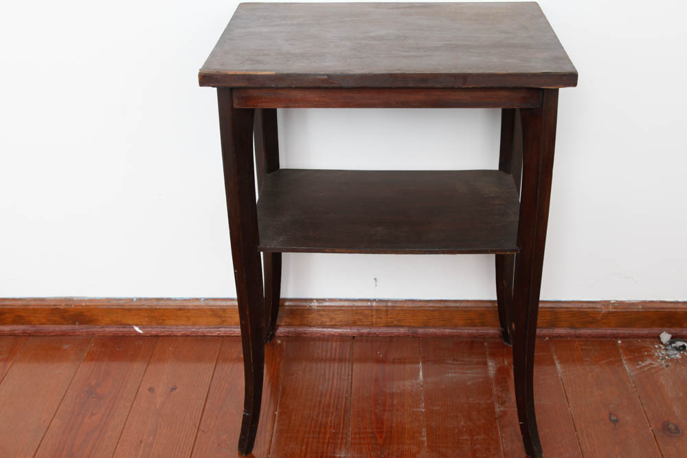 Mahogany Toned Side Table