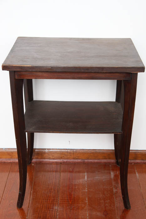Mahogany Toned Side Table
