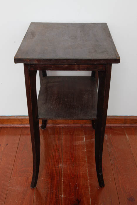 Mahogany Toned Side Table