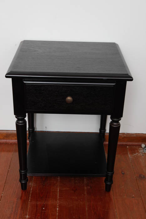 Dark Wood Side Table