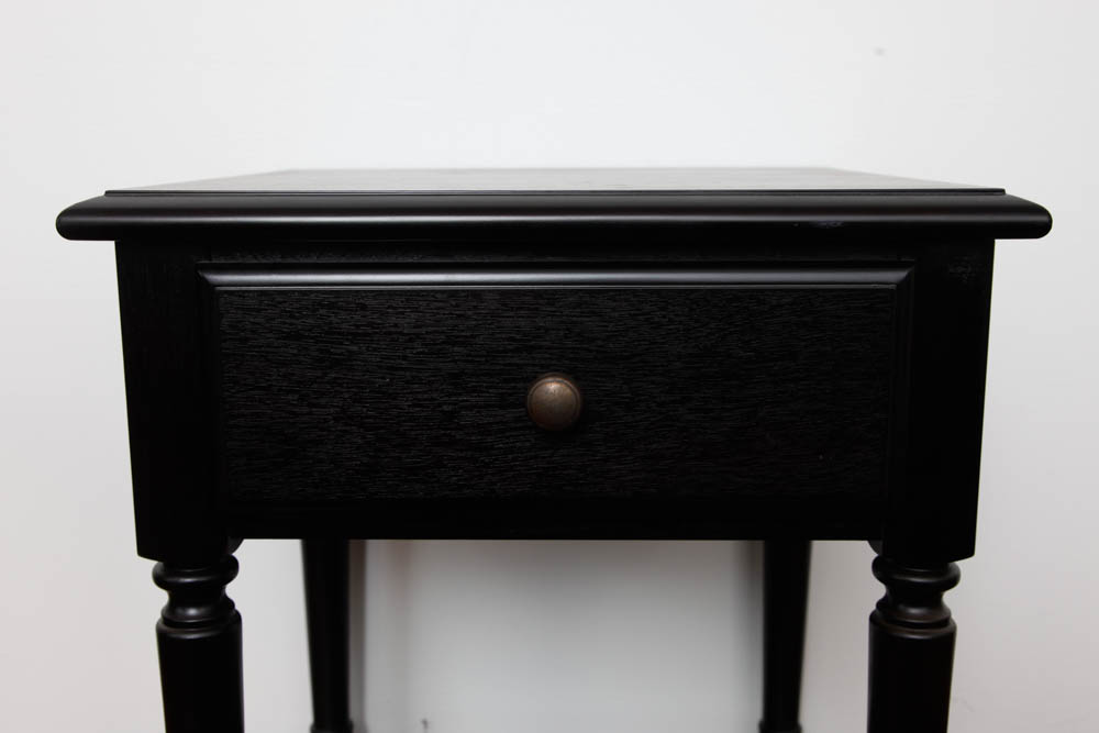 Dark Wood Side Table