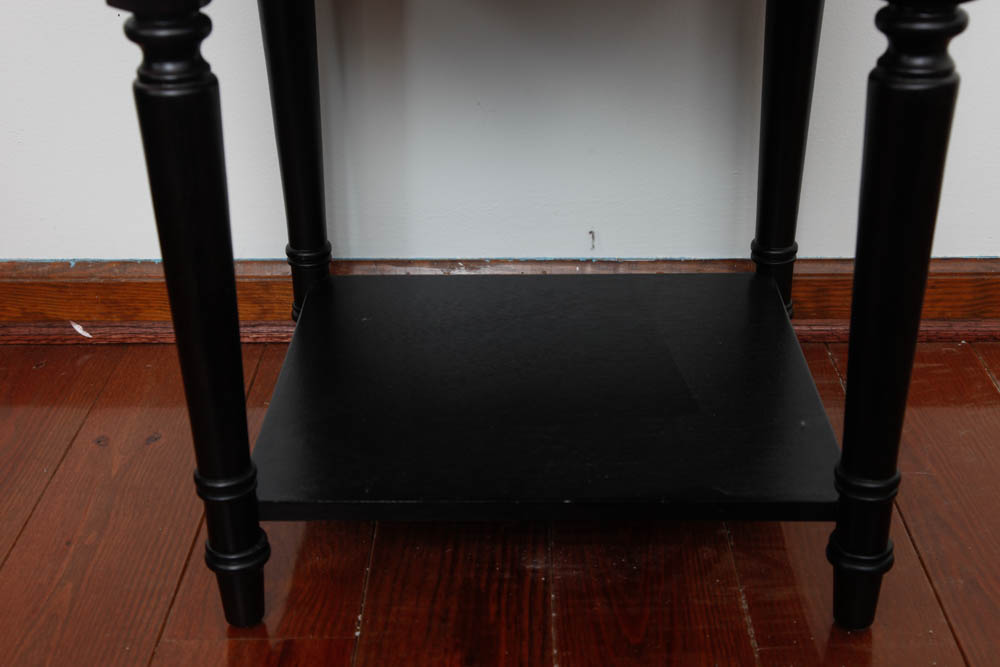 Dark Wood Side Table