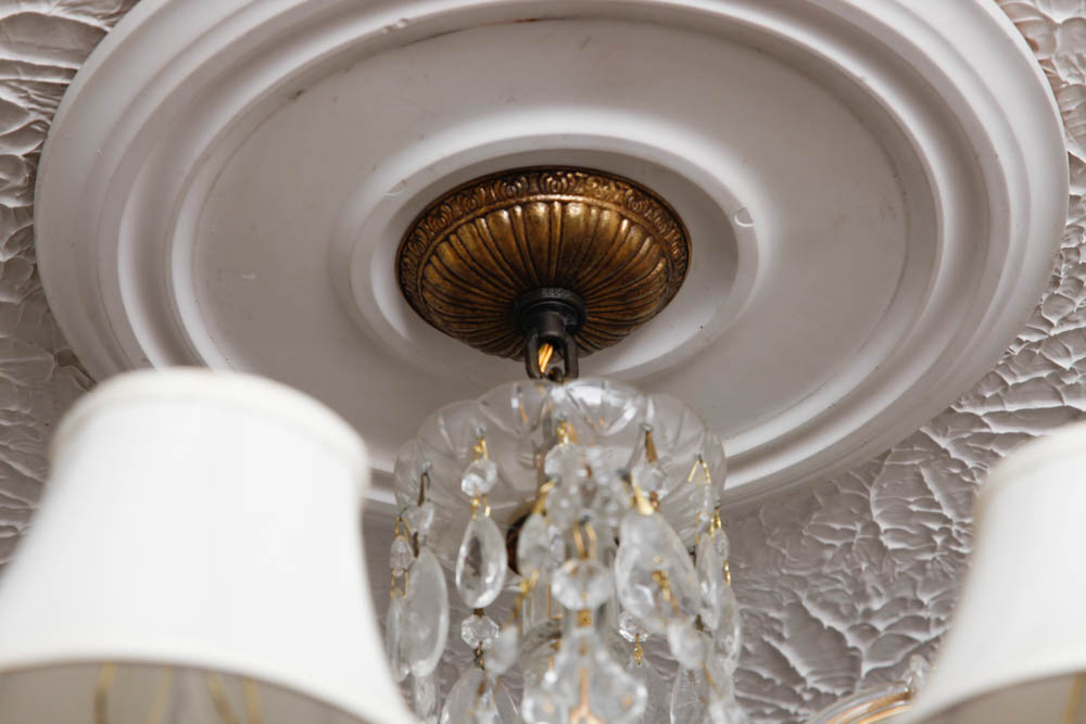 Eight-Arm Prism Chandelier