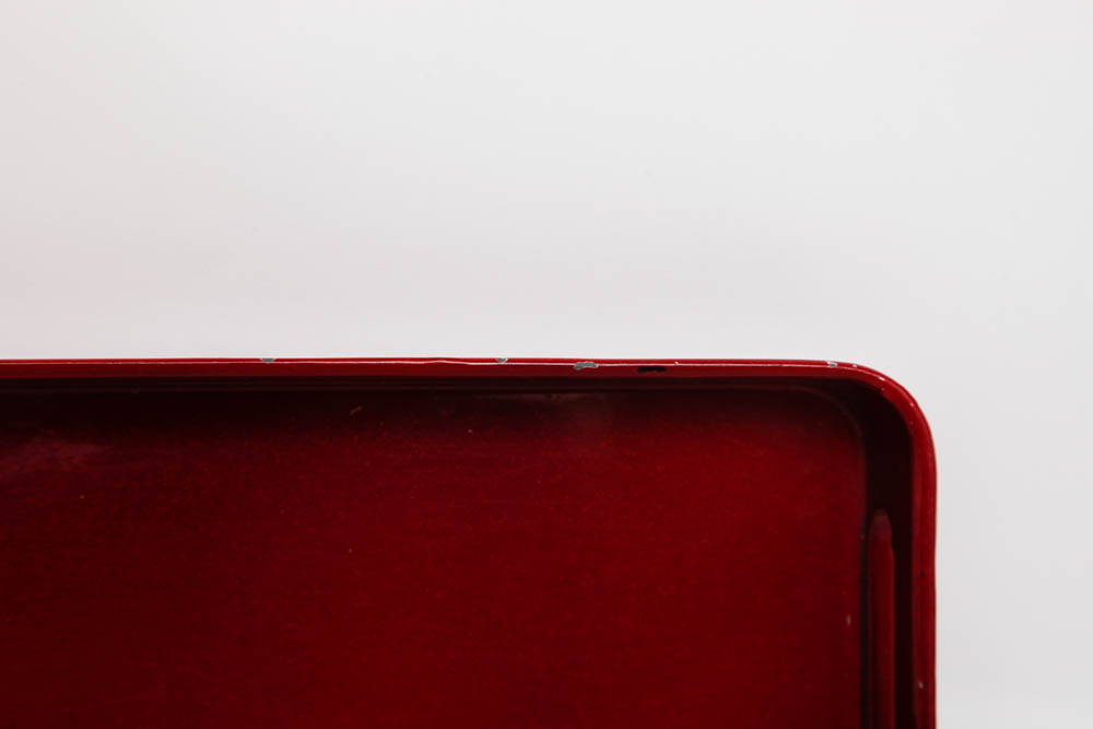 Pair of Red Serving Trays