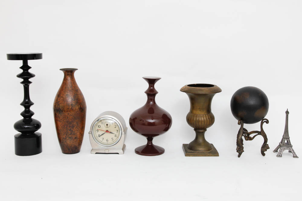 Grouping of Decorative Items, Including Pottery Barn