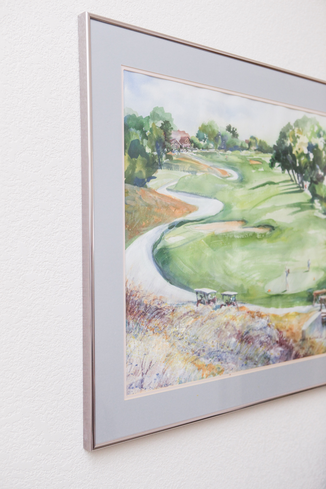 Framed Watercolor Painting by Martha Boltz