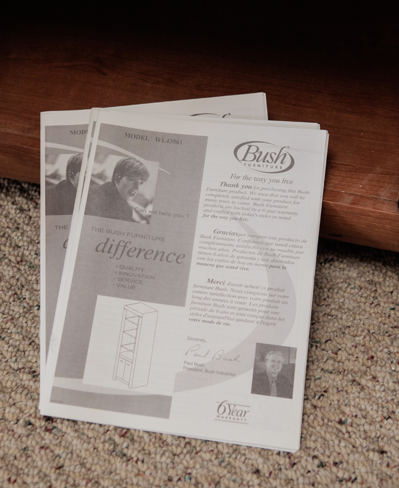 Bush Furniture Wood Entertainment Center