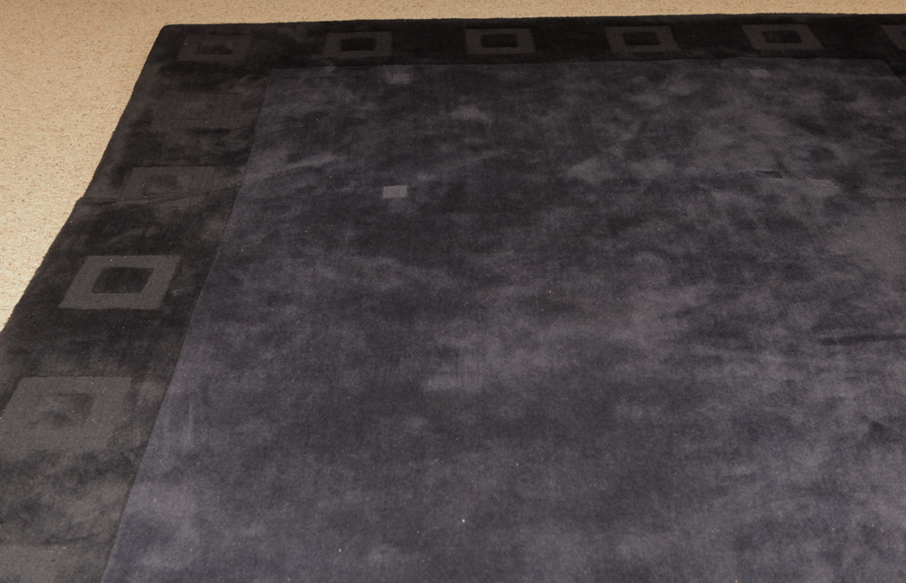 Contemporary Navy Area Rug