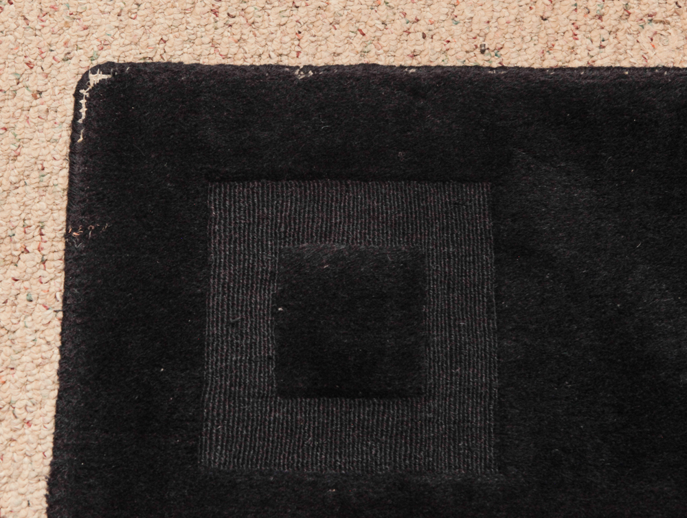 Contemporary Navy Area Rug