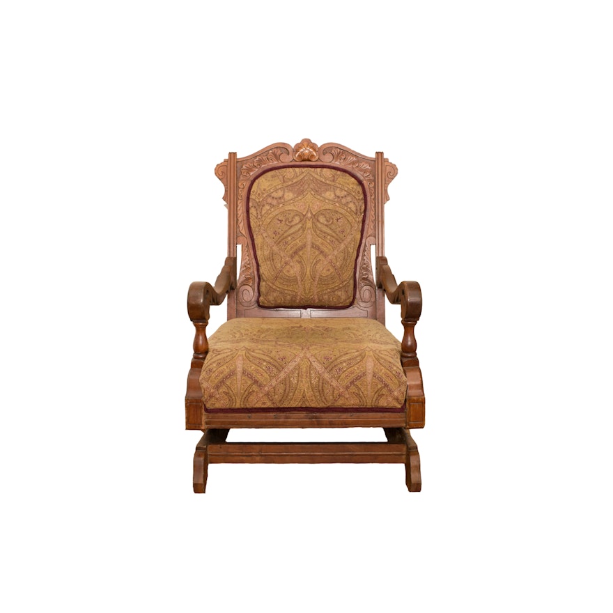Antique Eastlake Rocking Chair Circa 1890's