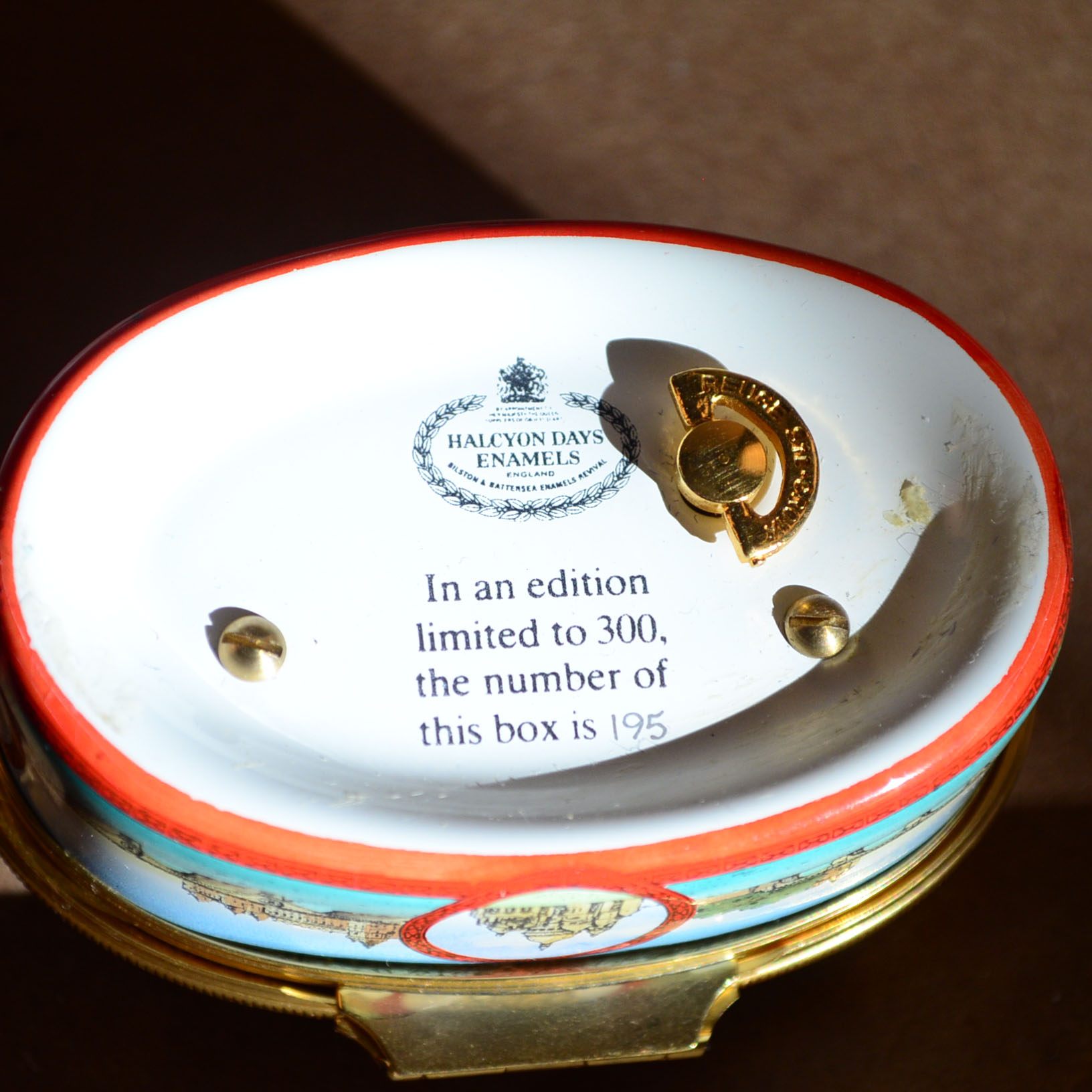 Four Souvenir Ceramic Jewelry and Music Boxes