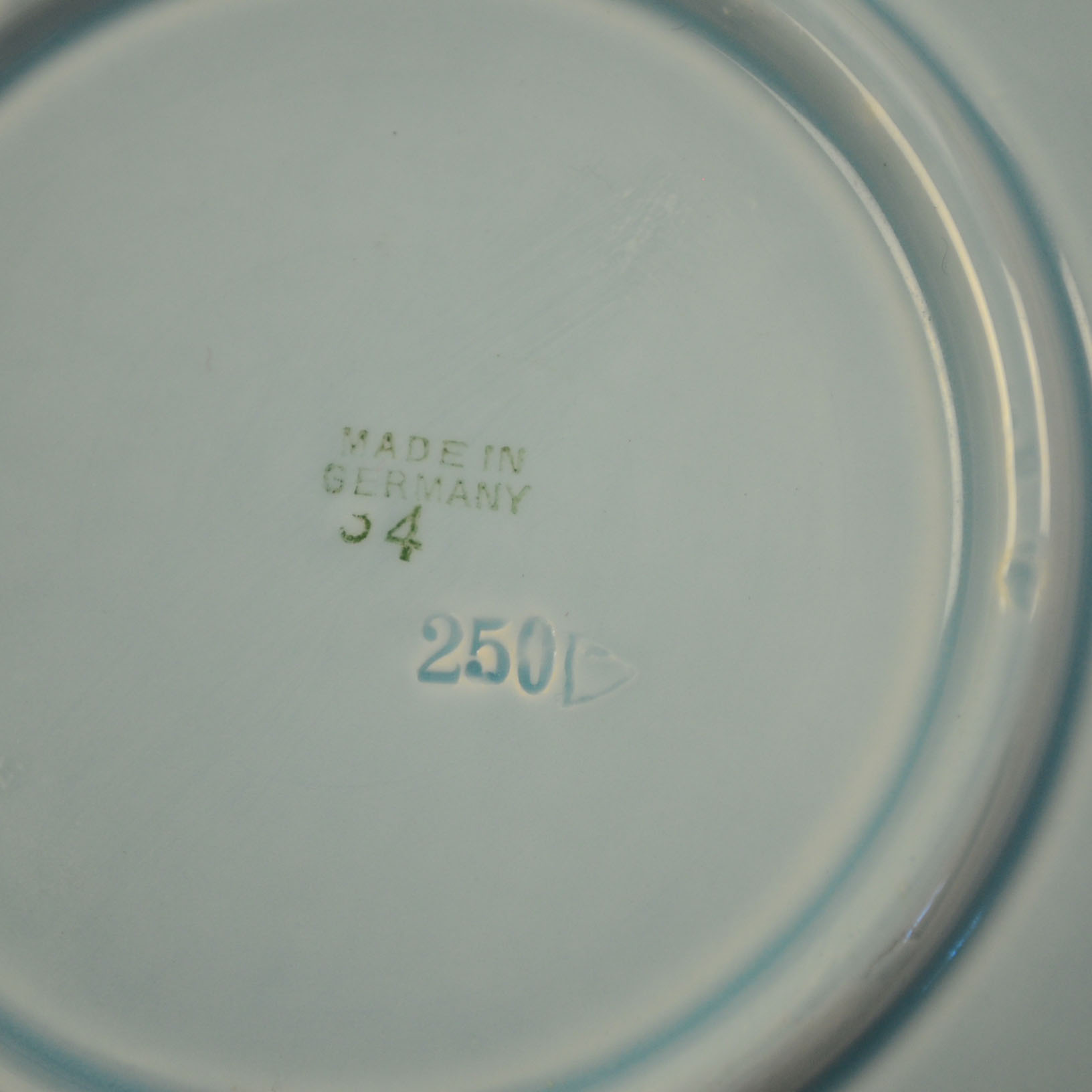 Set of Six Floral Ceramic Plates