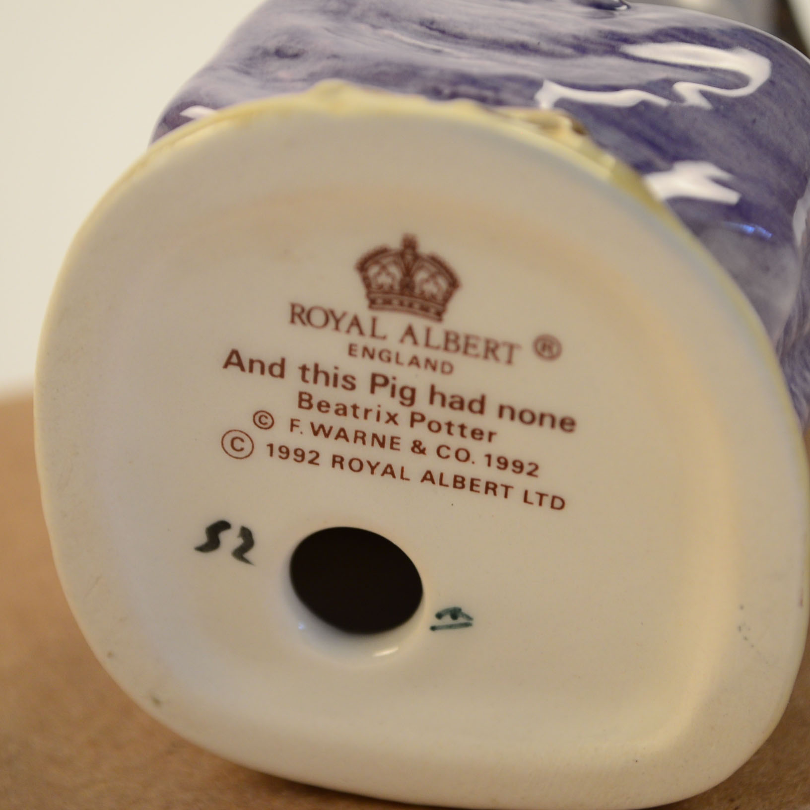 Trio of Royal Albert China Beatrix Potter Figurines