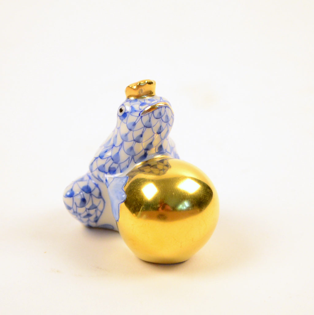 Four Herend Porcelain Animal Figurines