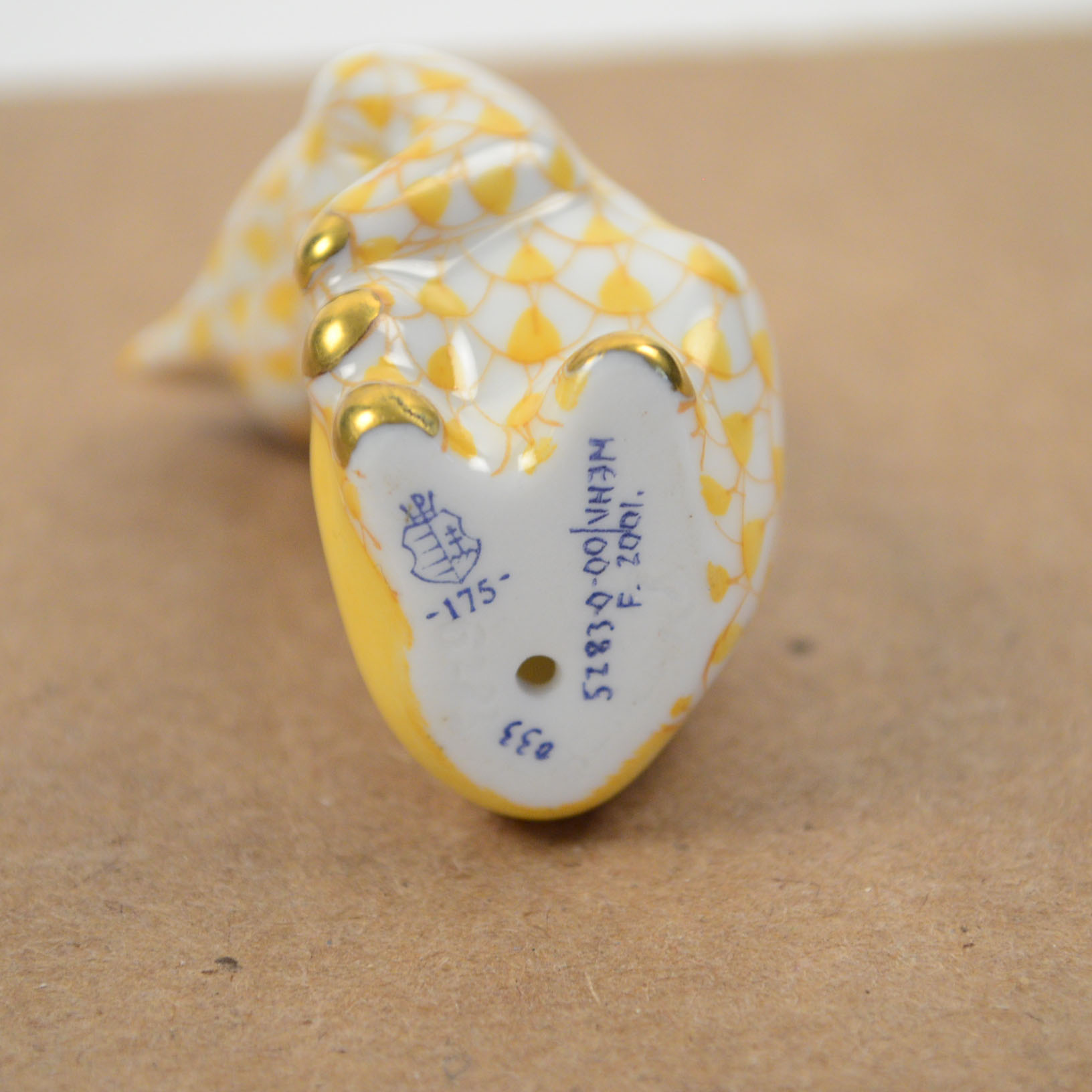 Four Herend Porcelain Animal Figurines