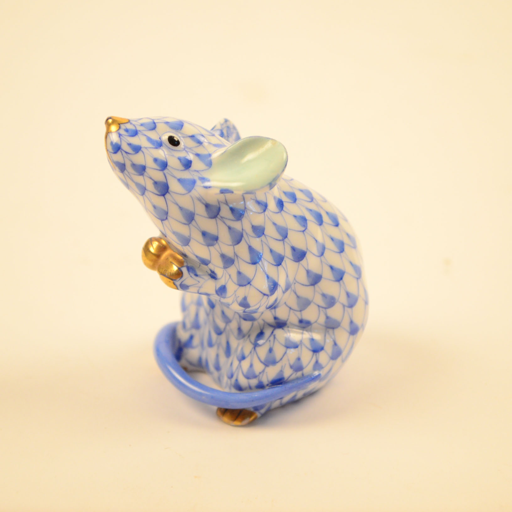 Four Herend Porcelain Animal Figurines