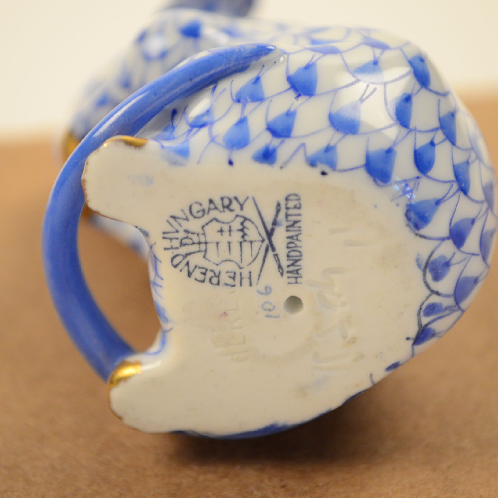 Four Herend Porcelain Animal Figurines