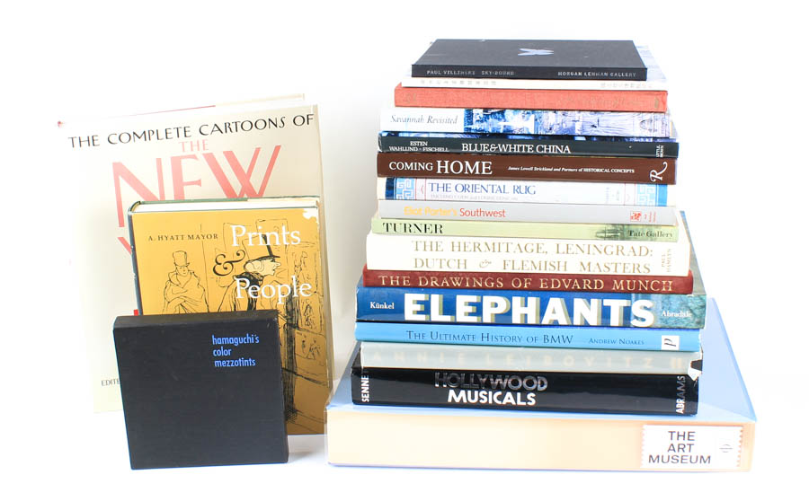 Assortment of Coffee Table Books