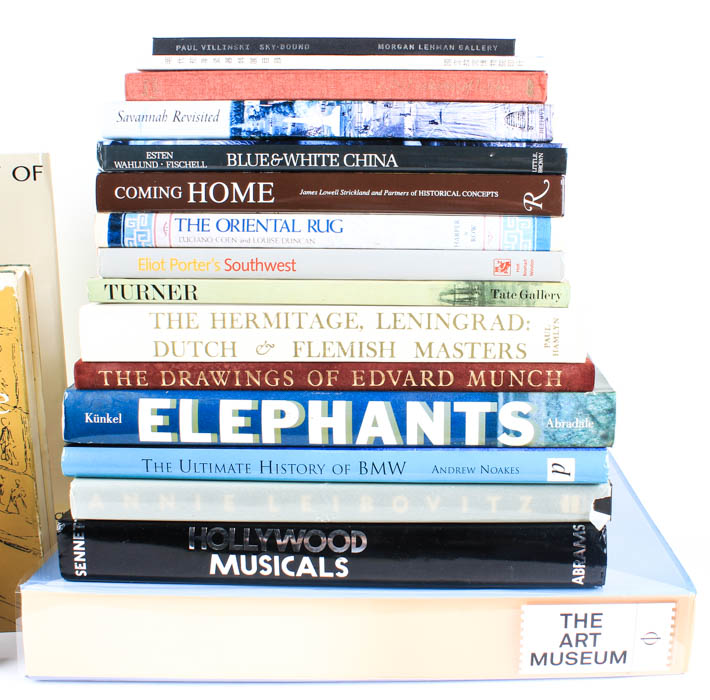 Assortment of Coffee Table Books
