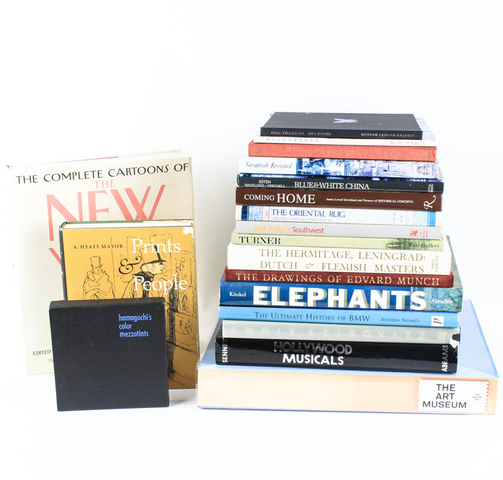 Assortment of Coffee Table Books