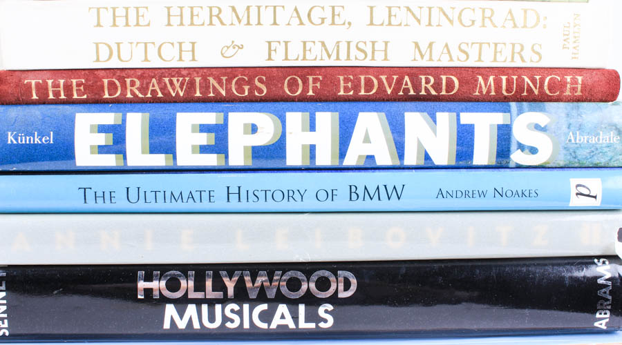 Assortment of Coffee Table Books