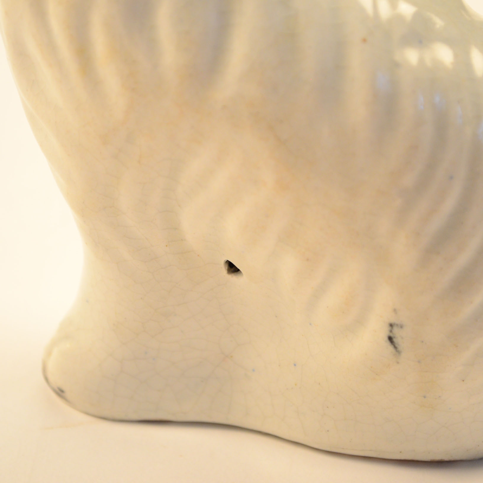 White and Black Staffordshire Dog Figurines