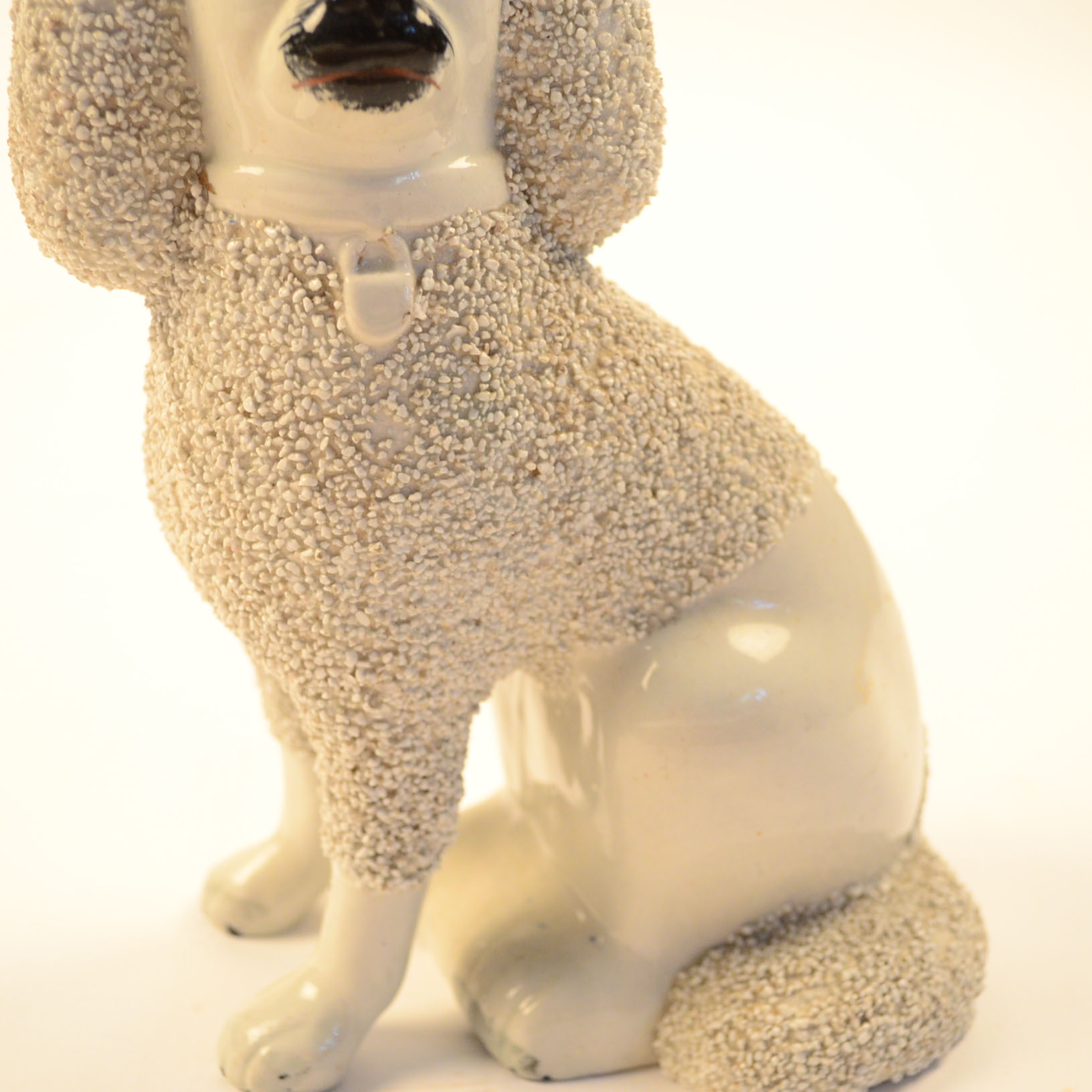 Set of Four Antique Staffordshire Poodle Figurines