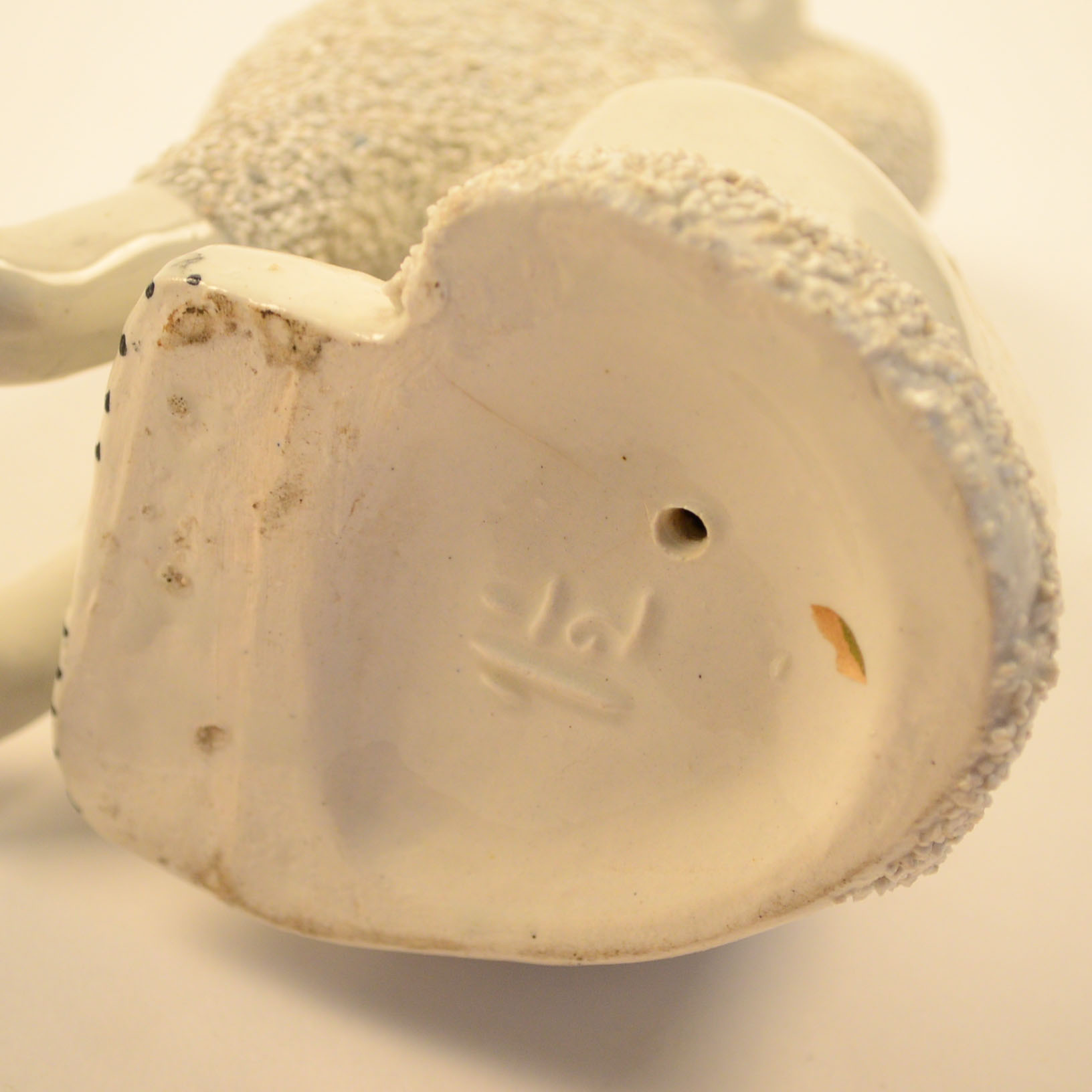 Set of Four Antique Staffordshire Poodle Figurines