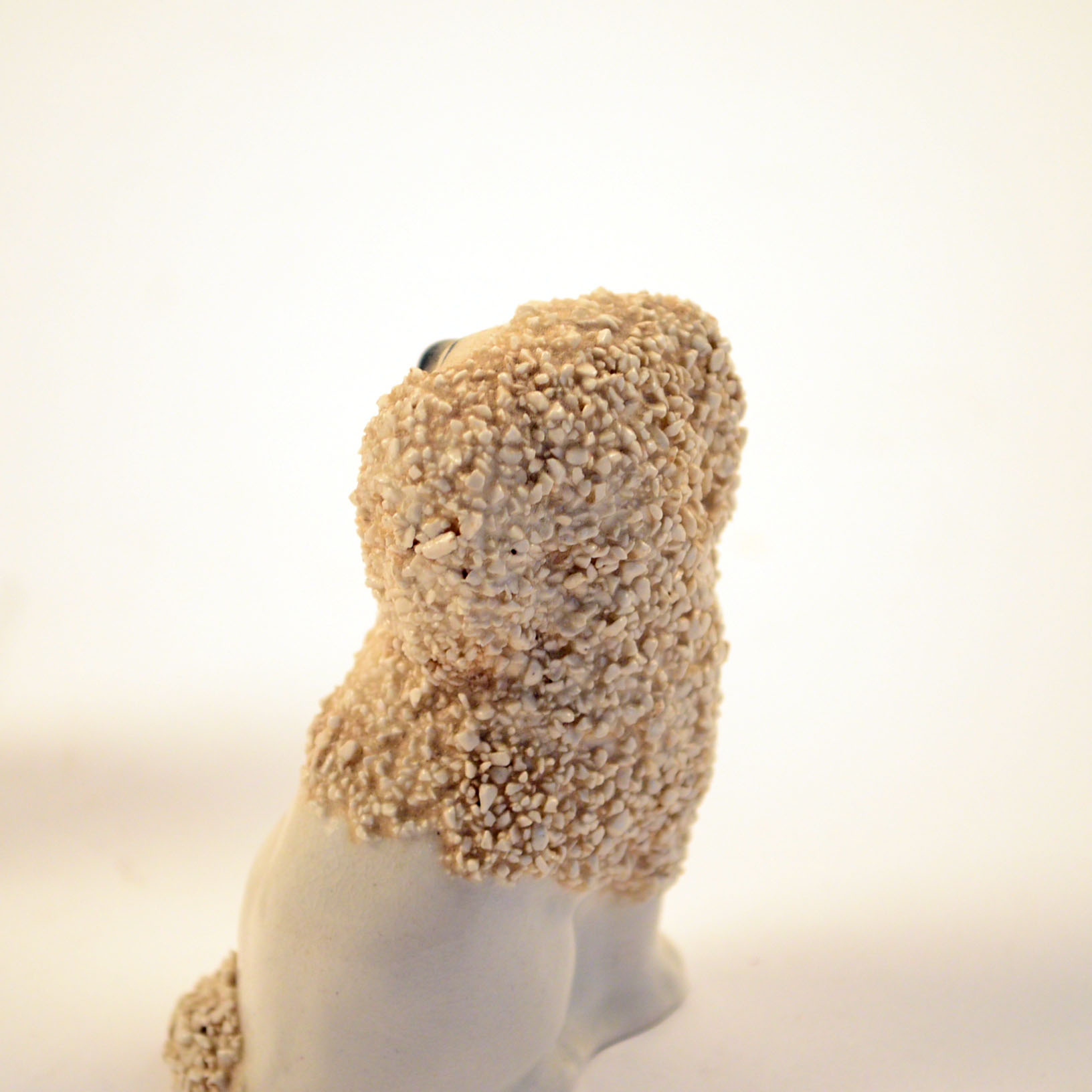 Set of Four Antique Staffordshire Poodle Figurines