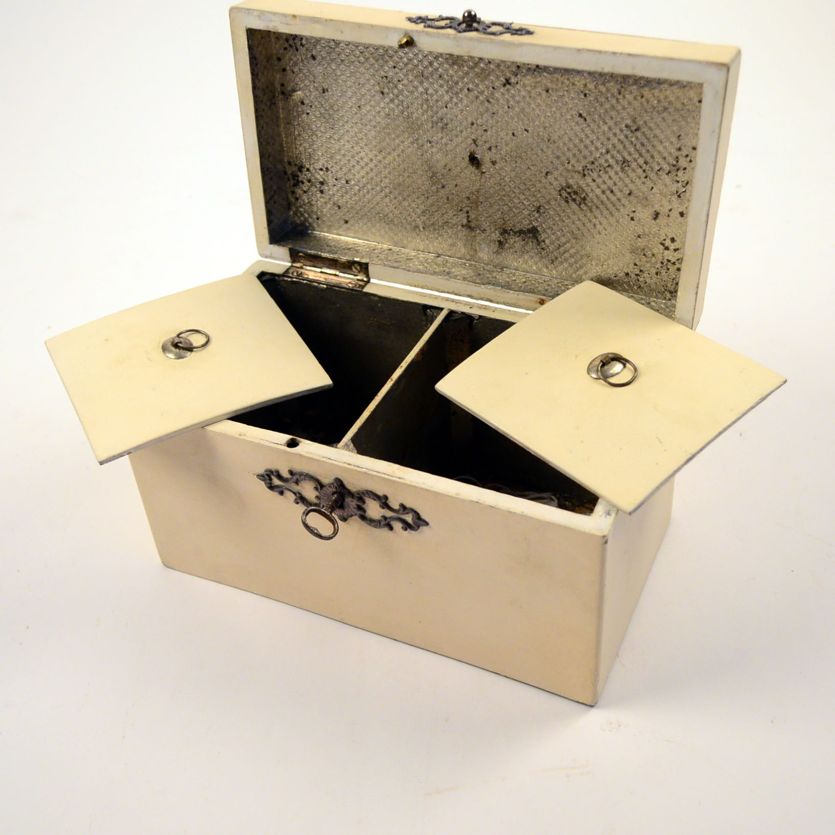 Cream And Black Storage Box