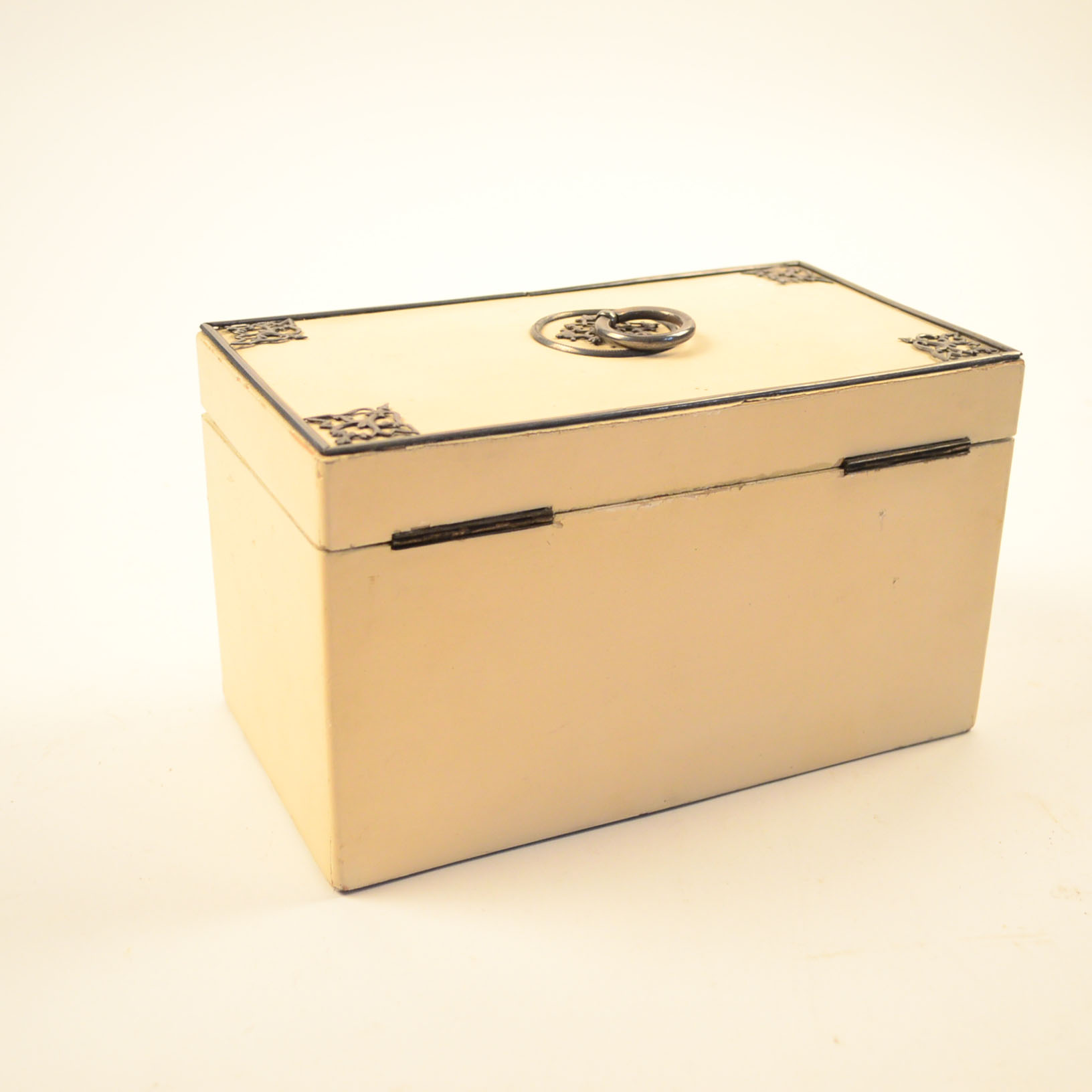 Cream And Black Storage Box