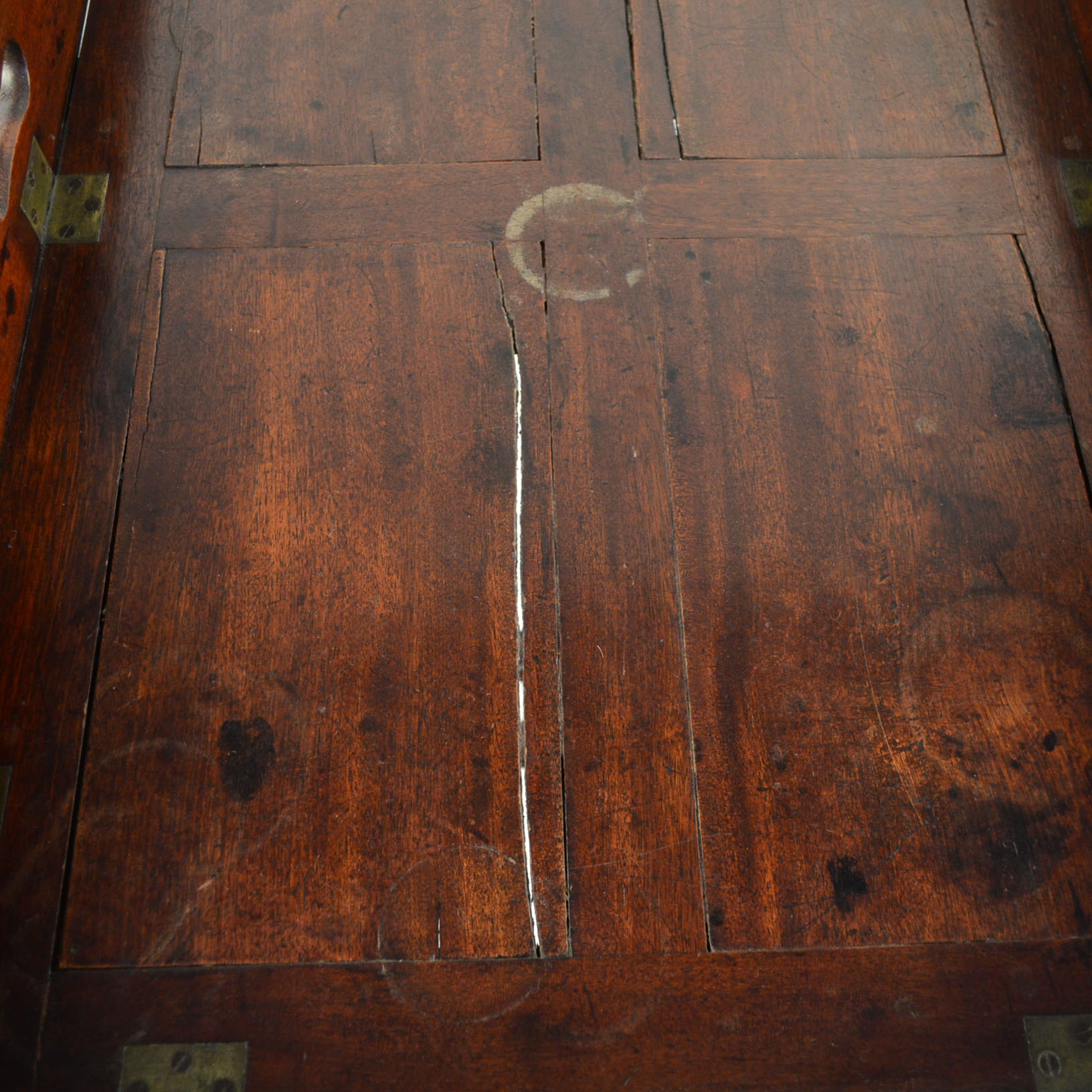 Vintage Wooden Butler's Serving Tray Table and Folding Stand