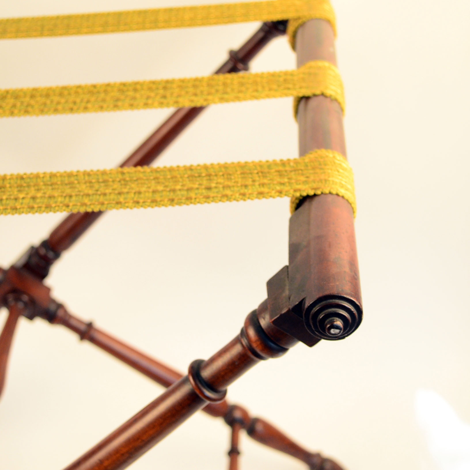 Vintage Wooden Butler's Serving Tray Table and Folding Stand
