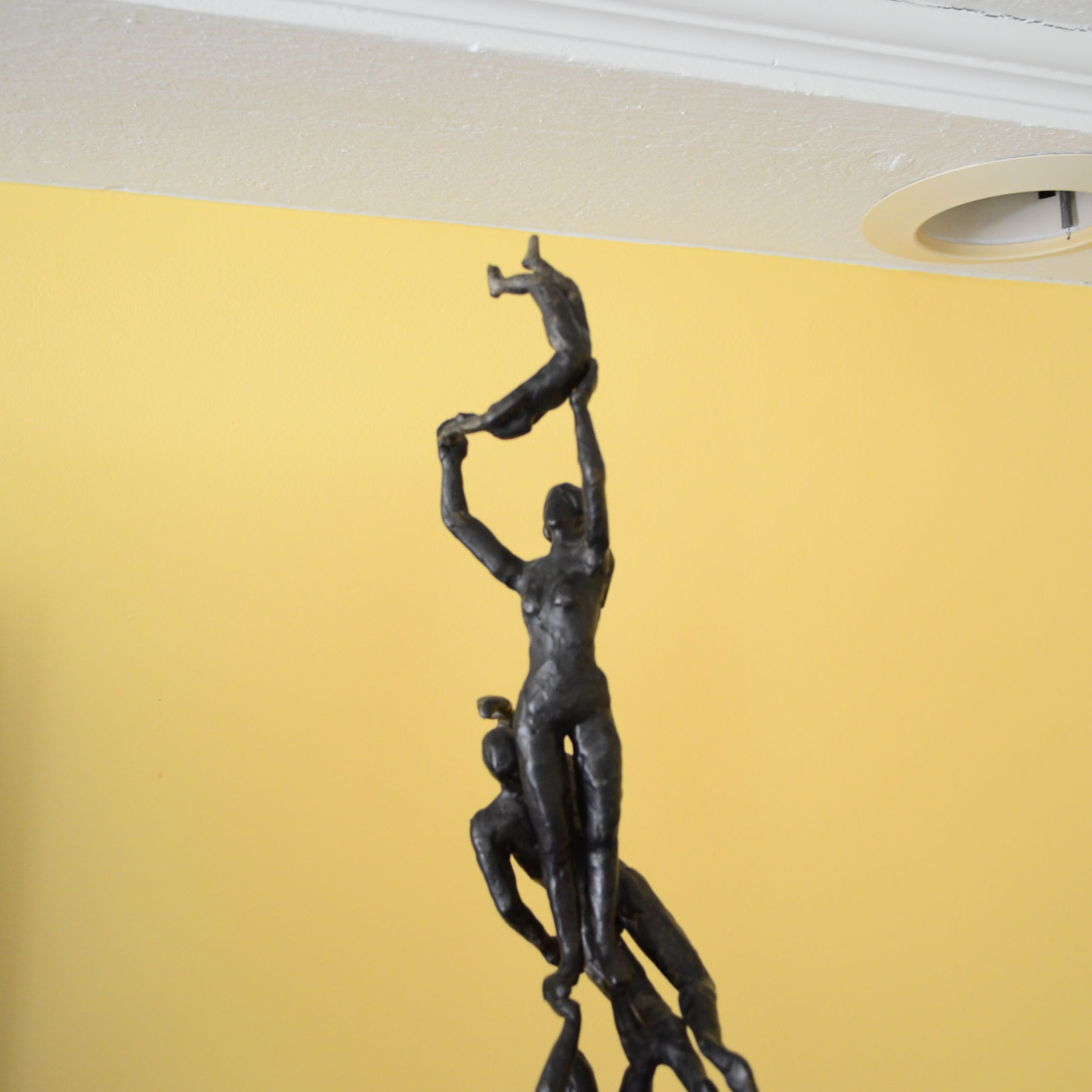 Nathan Hale Abstract Bronze Sculpture