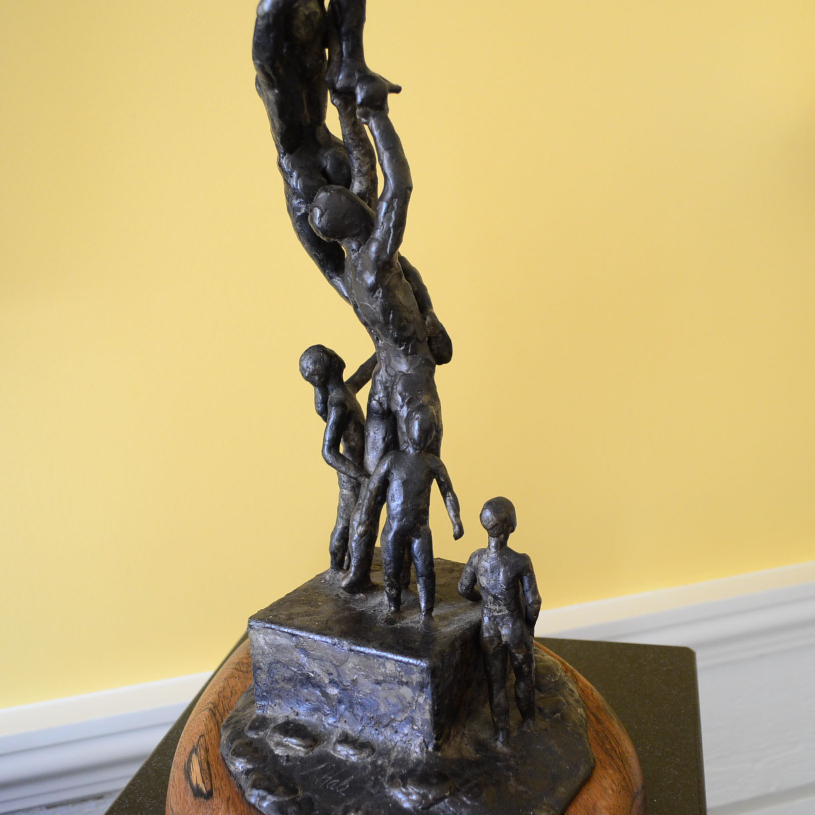 Nathan Hale Abstract Bronze Sculpture