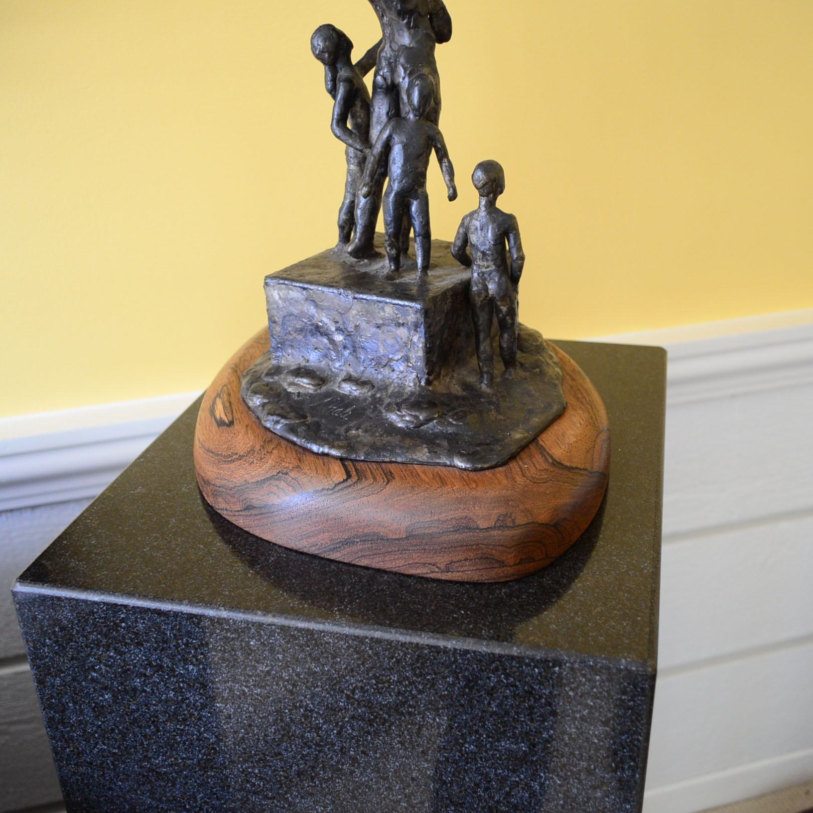 Nathan Hale Abstract Bronze Sculpture