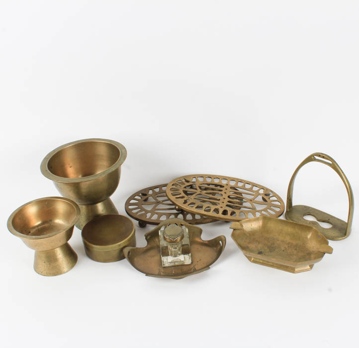 Assortment of Brass Items
