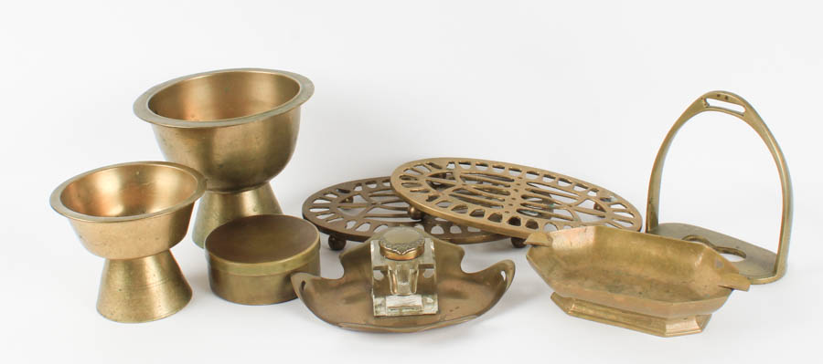 Assortment of Brass Items