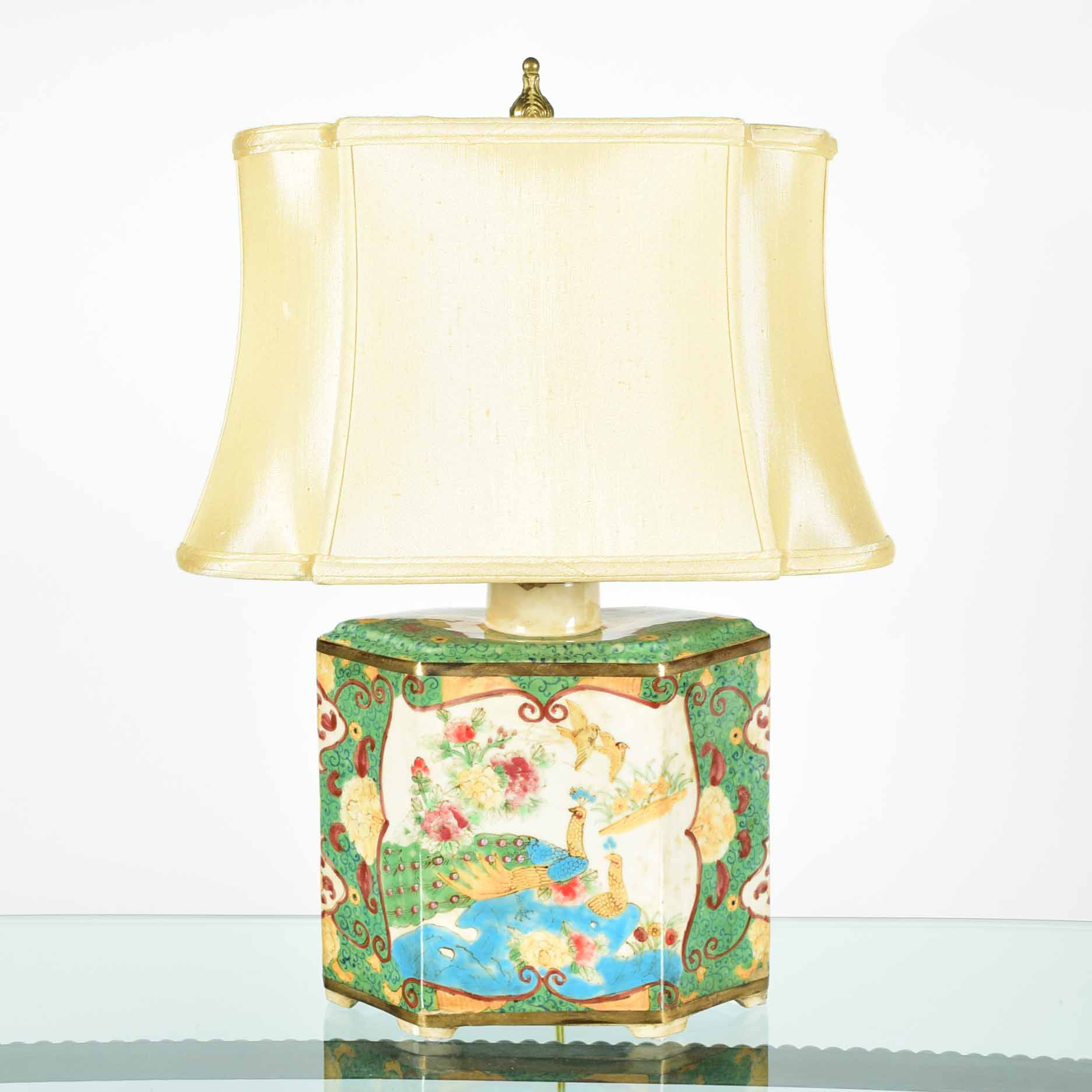 John-Richard Collection Hand Painted Lamp