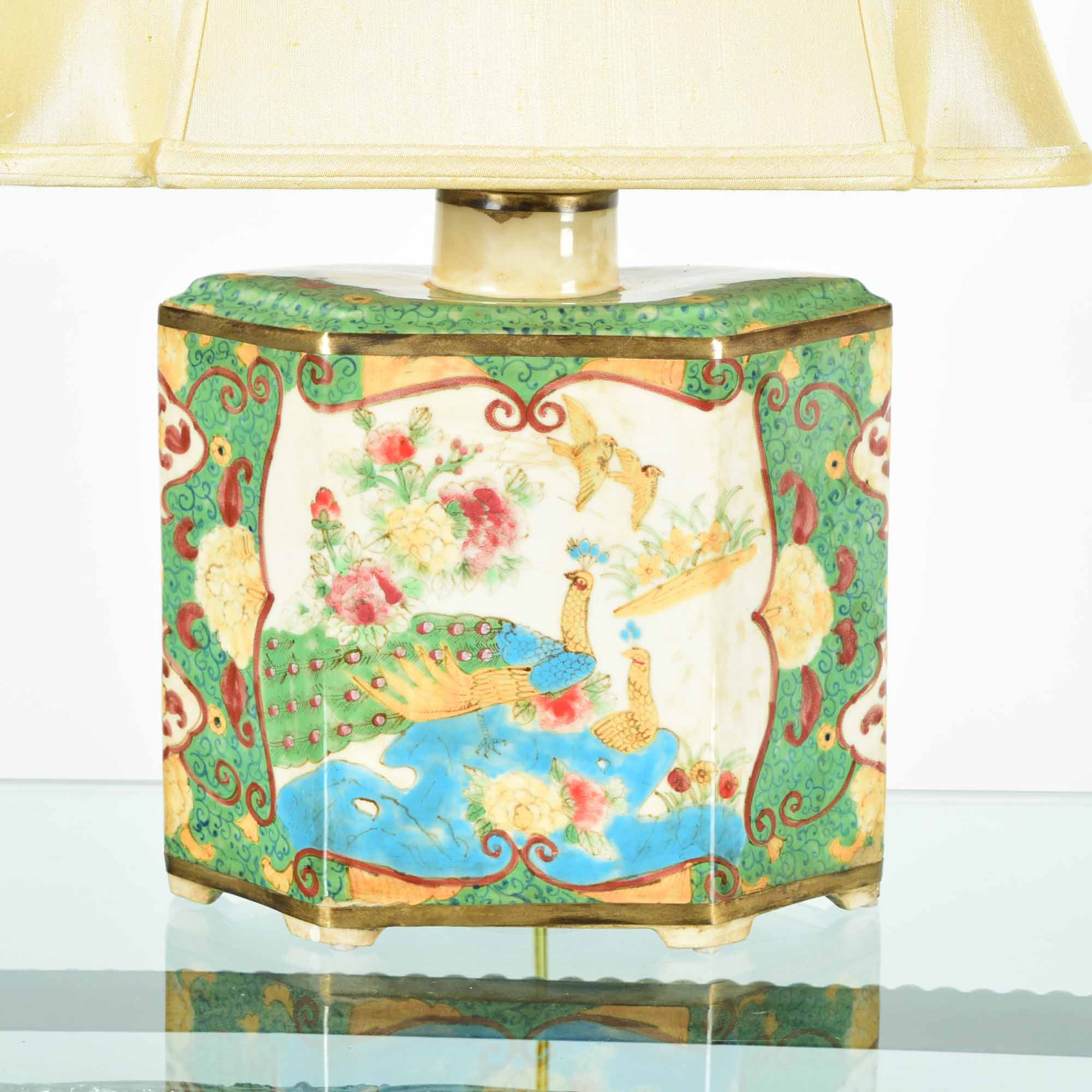 John-Richard Collection Hand Painted Lamp