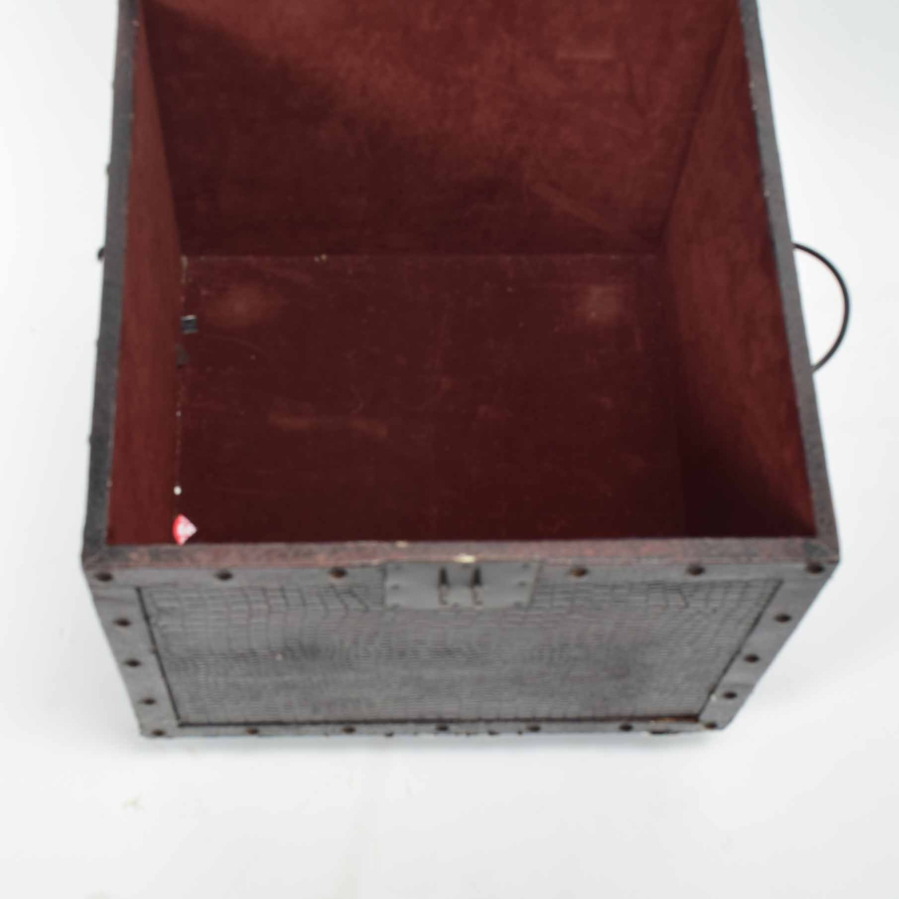 Faux Reptile Decorative Storage Trunk