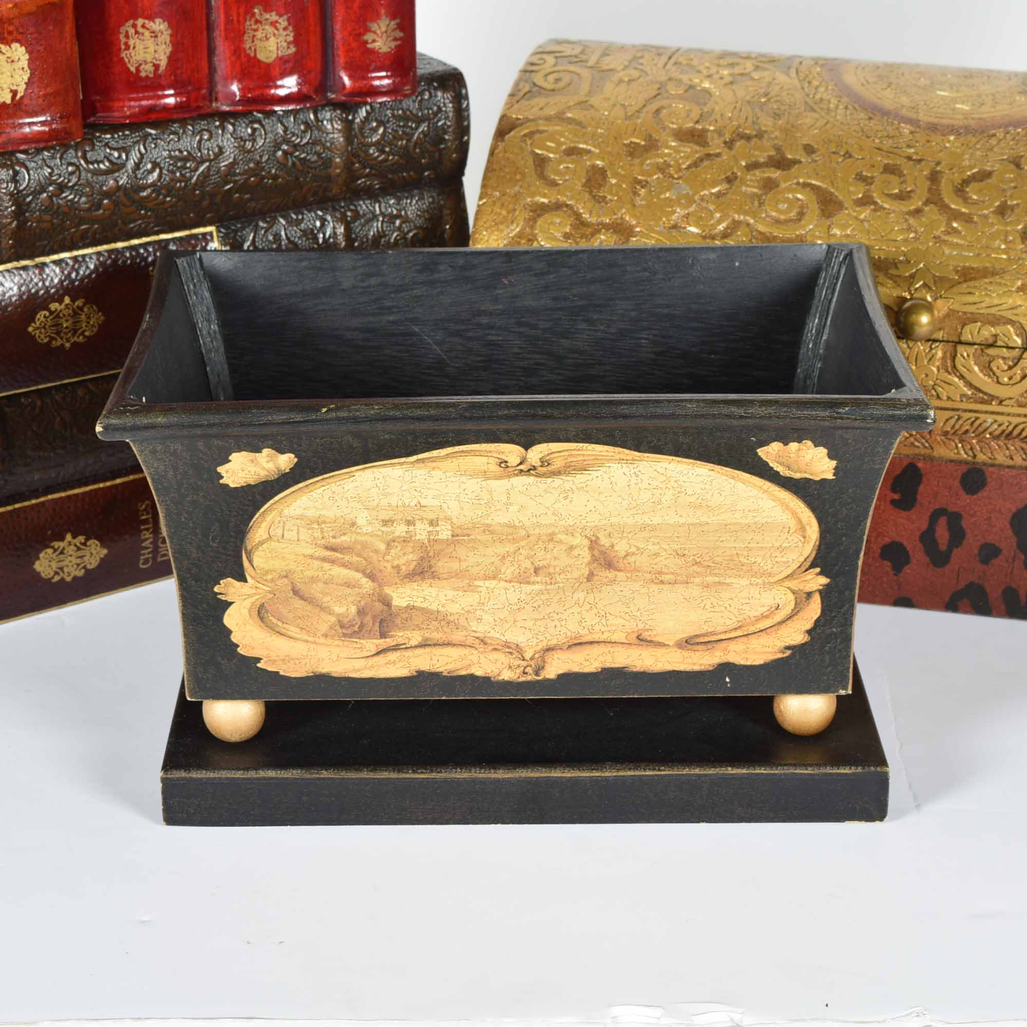 Assortment of Decorative Storage Boxes