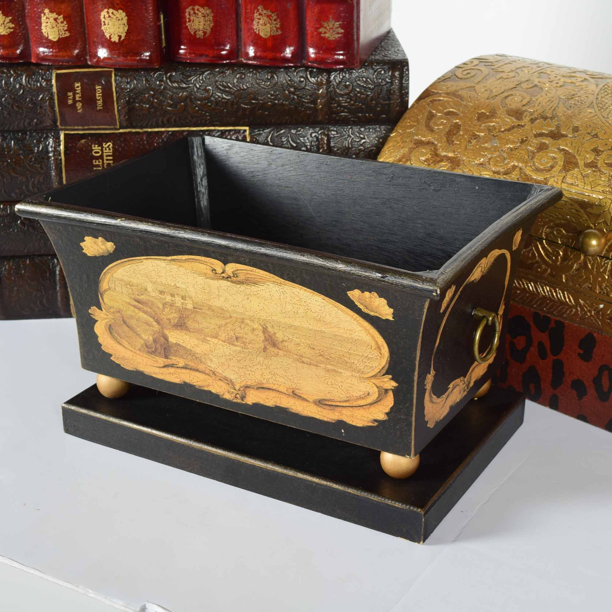 Assortment of Decorative Storage Boxes