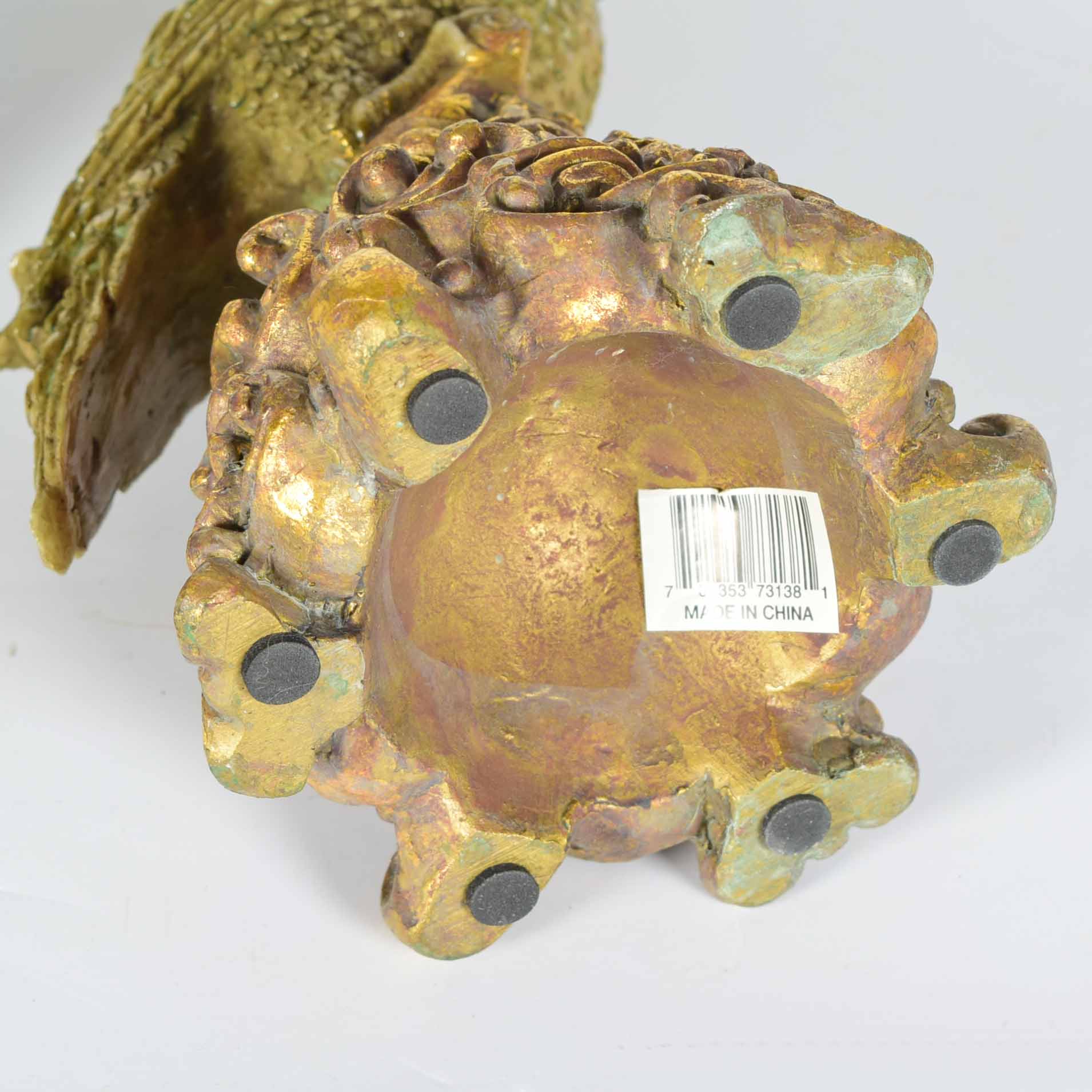 Vintage Dick Hsiao Hand-Painted Parrot Candlestick Pair