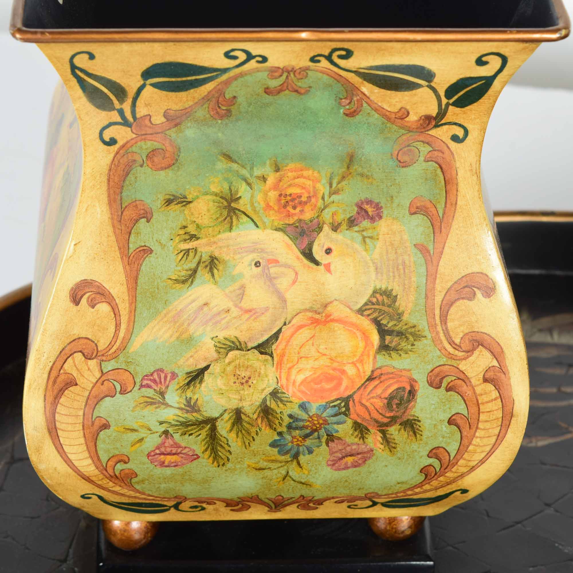 Bronze Tone Accented Decor Trio