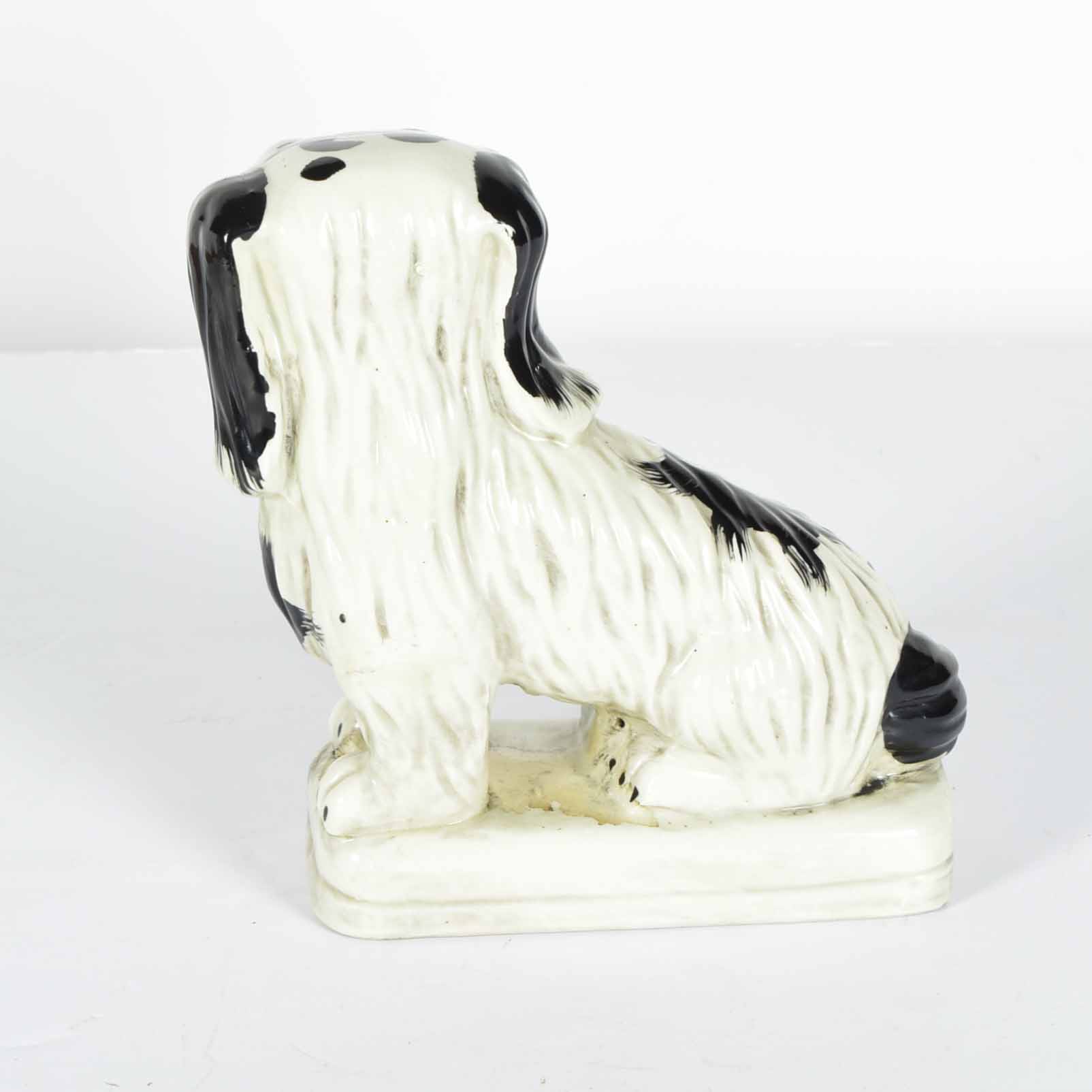 Spaniel Figurines in the Staffordshire Style Duo