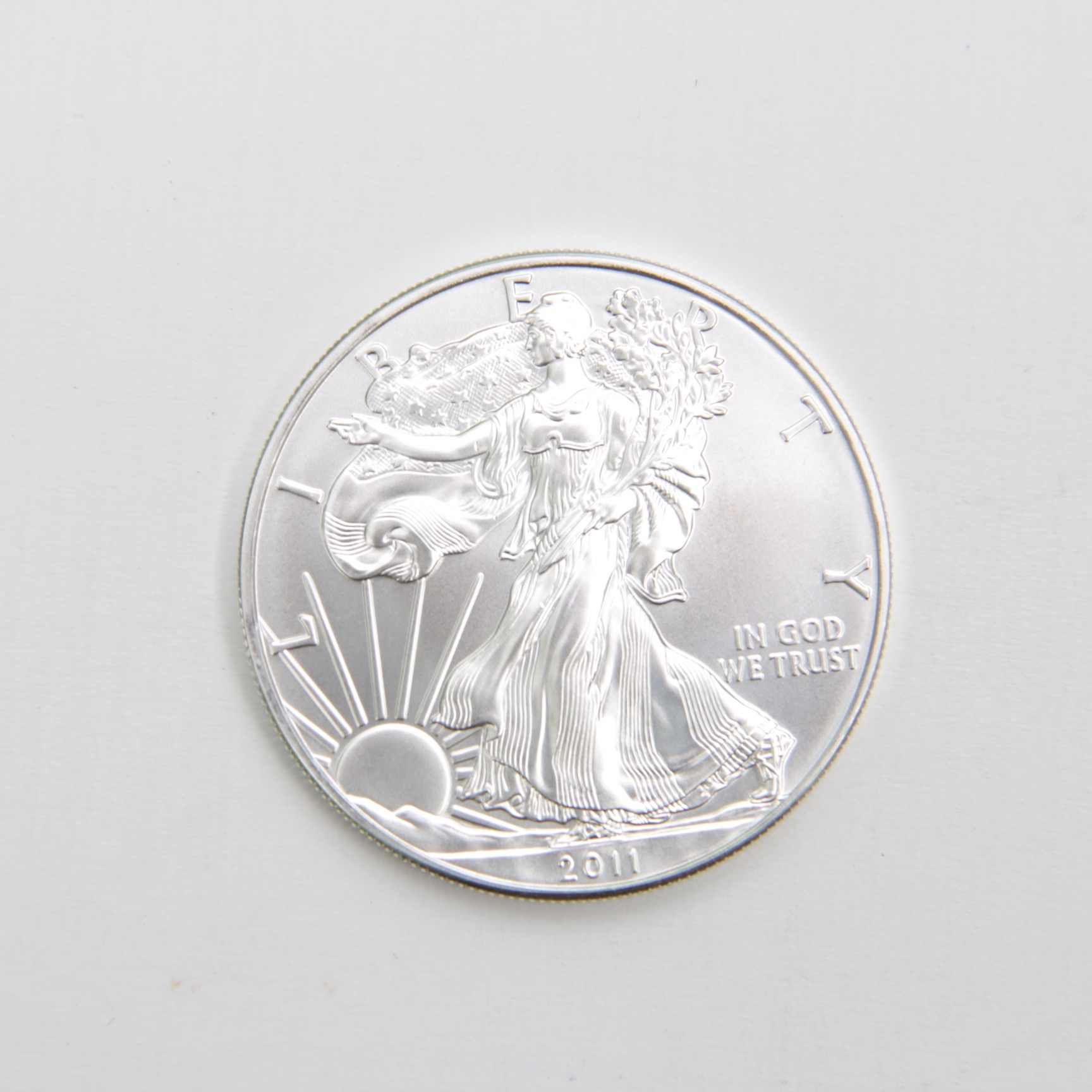 Three 2011 U.S. One Dollar Fine Silver Eagle Coins
