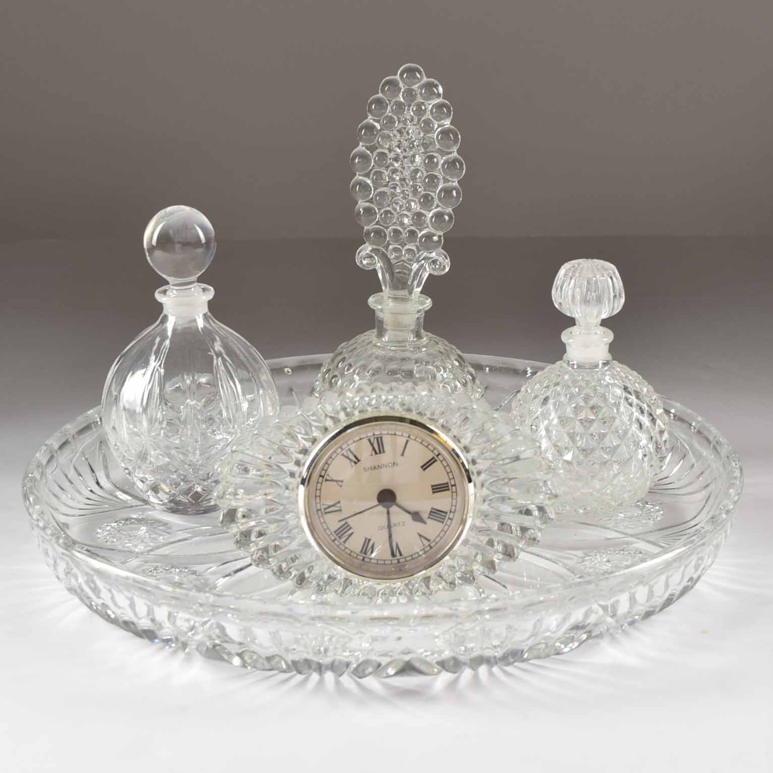 Crystal and Glass Vanity Item Assortment