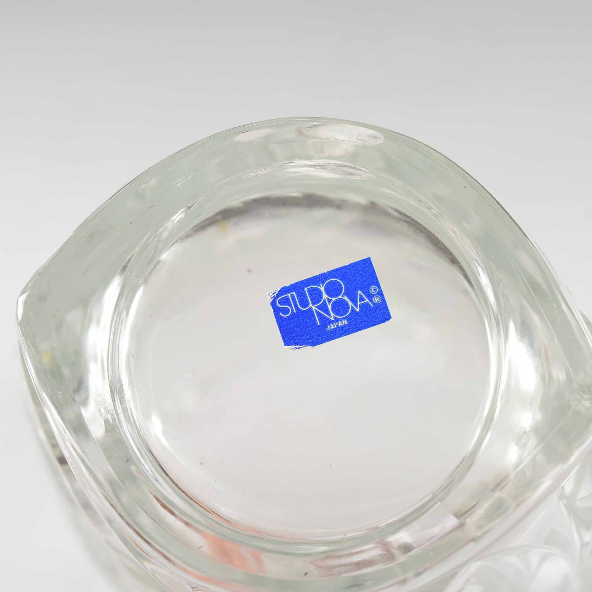 Crystal and Glass Vase Trio