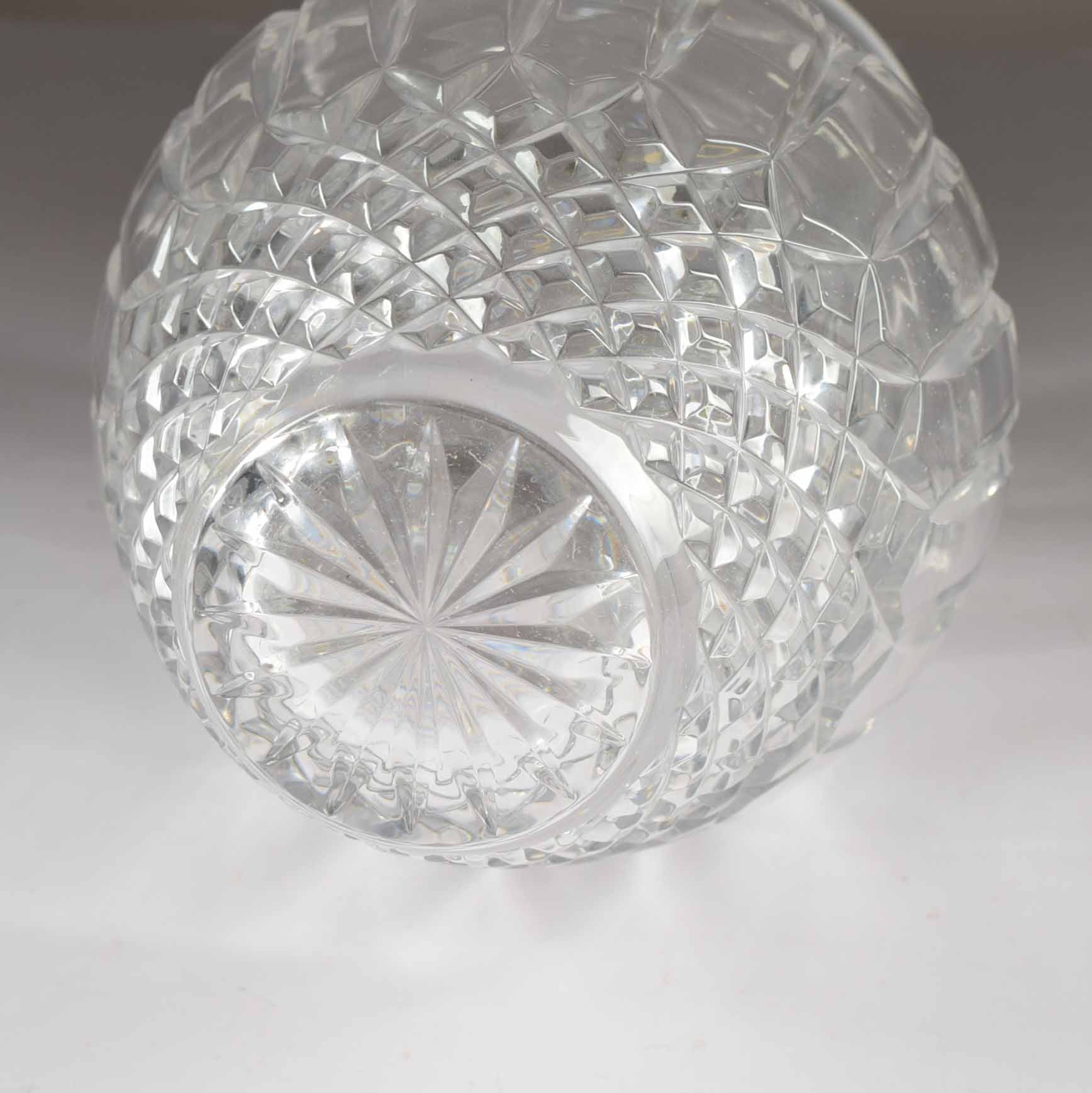 Crystal and Glass Vase Trio